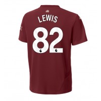 Camisa de Futebol Manchester City Rico Lewis #82 Equipamento Alternativo 2024-25 Manga Curta